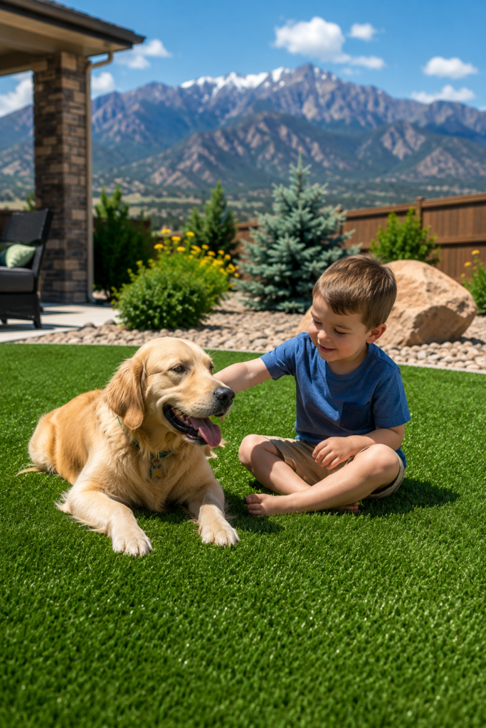 does artificial grass get hot
