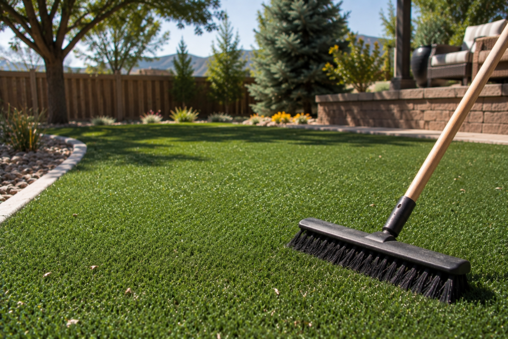 how to maintain artificial turf Colorado Springs
